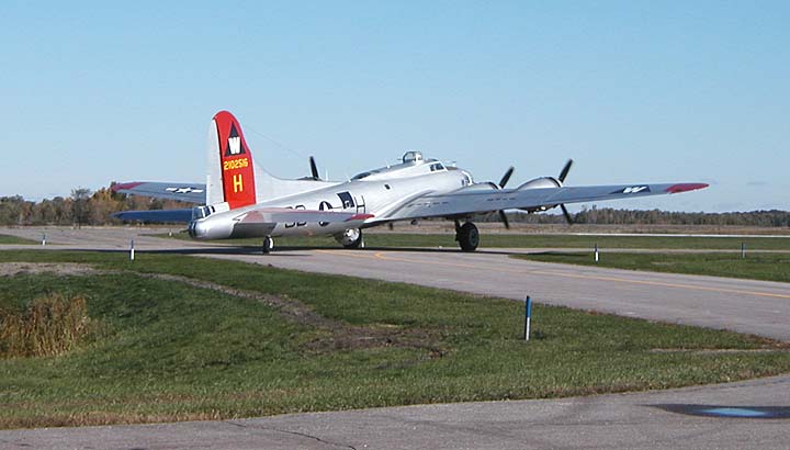 Aluminum Overcast Taxiing